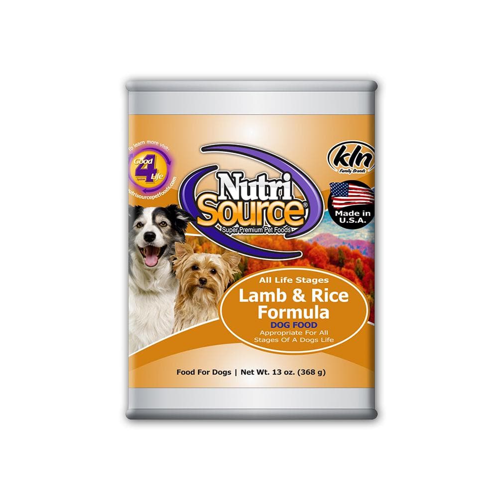 Nutrisource Lamb & Rice Wet Dog Food