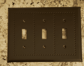 Switchplate – Border Triple Switch