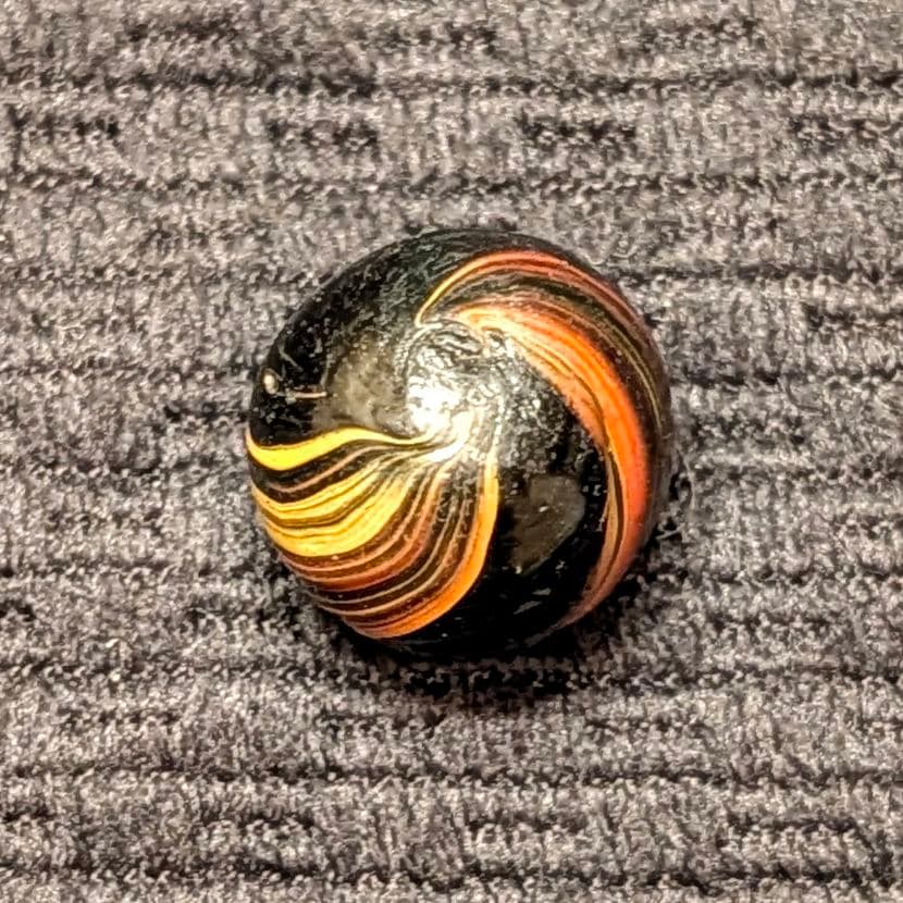 Banded Indian Swirl w/ Reds, Oranges & Yellows