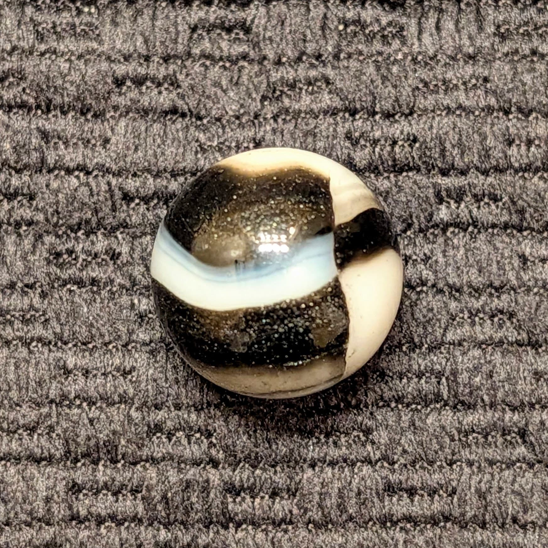 Peltier Zebra w/ Heavy Aventurine Coverage