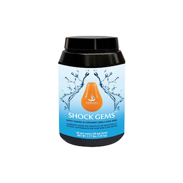 SilkBalance Shock Gems for Hot Tubs – 40 count, 1 oz gems