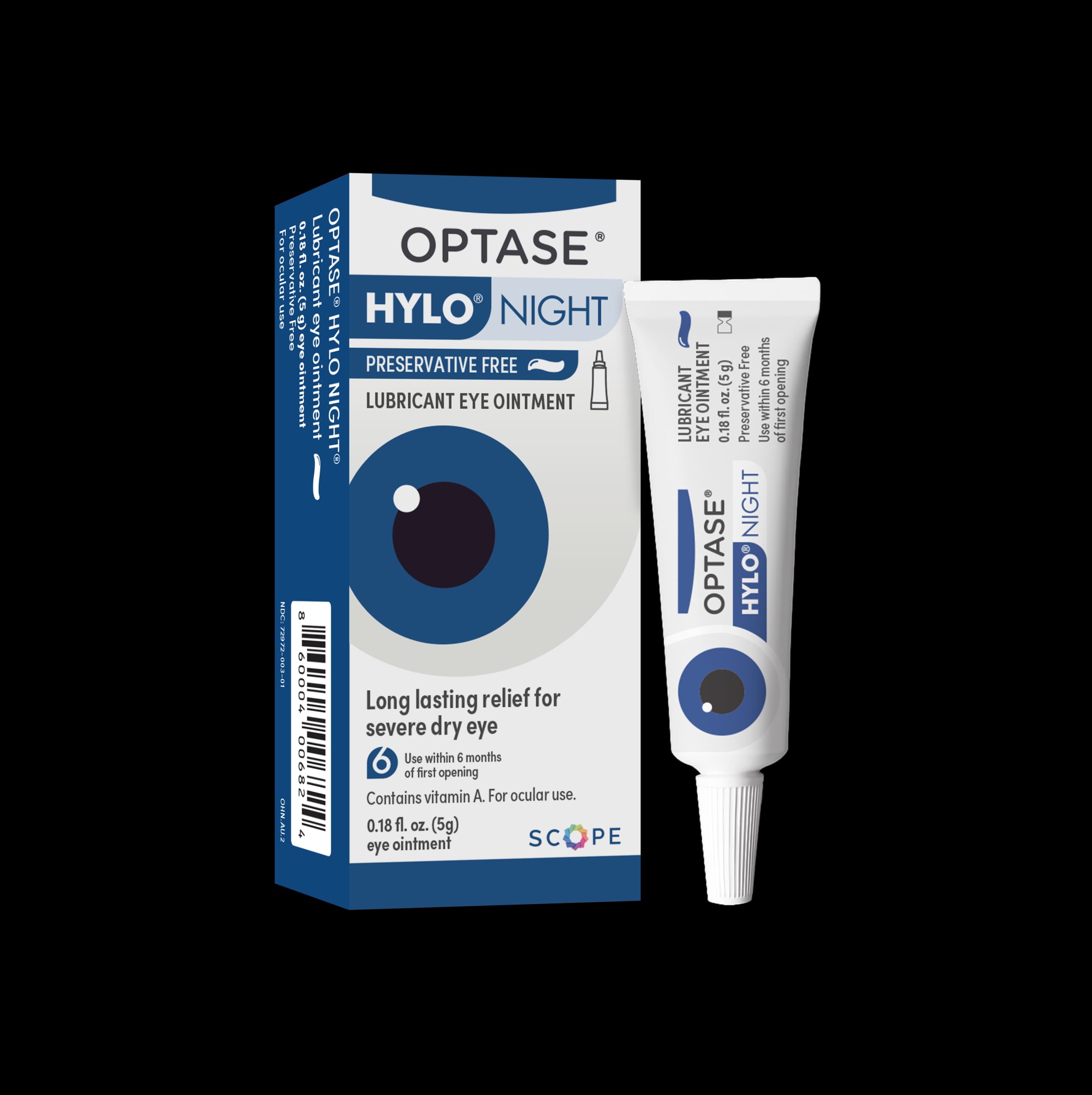 OPTASE® HYLO Night Lubricant Eye Ointment