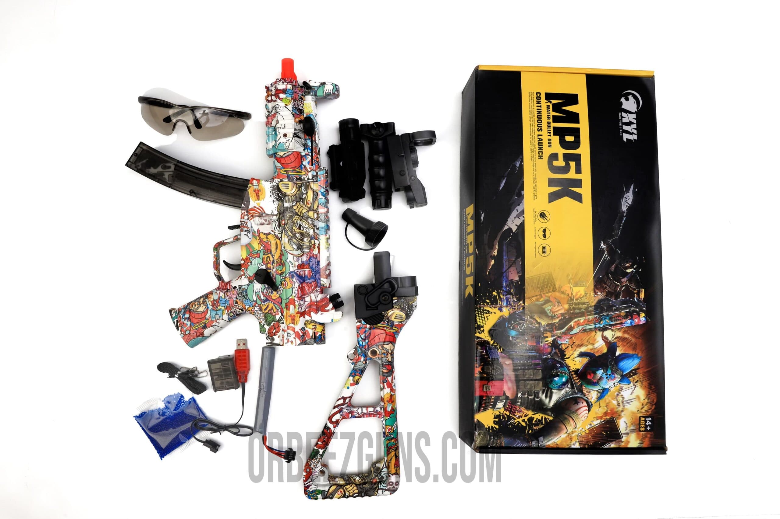 Orbeez MP5K Gel Blaster – Safe, Powerful Toy Gun for Kids - thumbnail 3