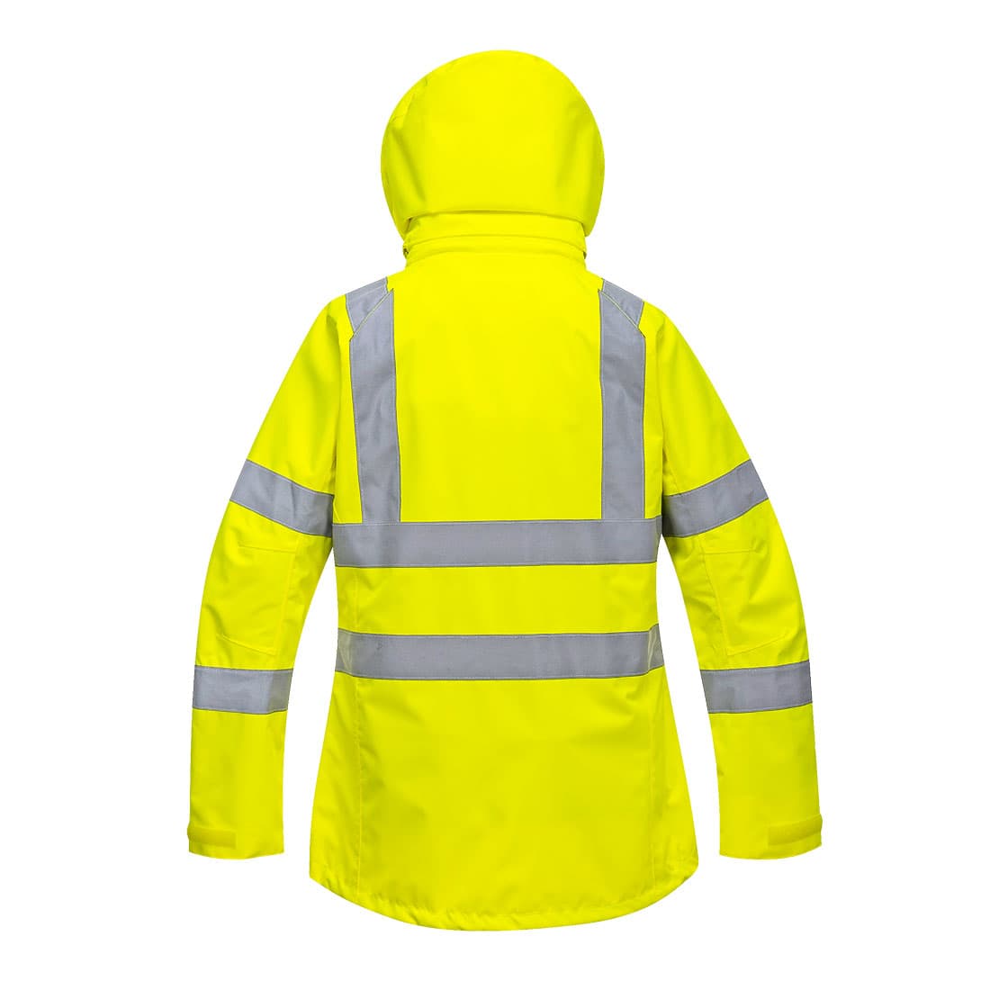 Hi-Vis Women’s Breathable Rain Jacket Yellow - thumbnail 2