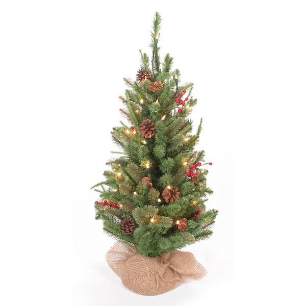 3′ Mixed Pine Tabletop Tree