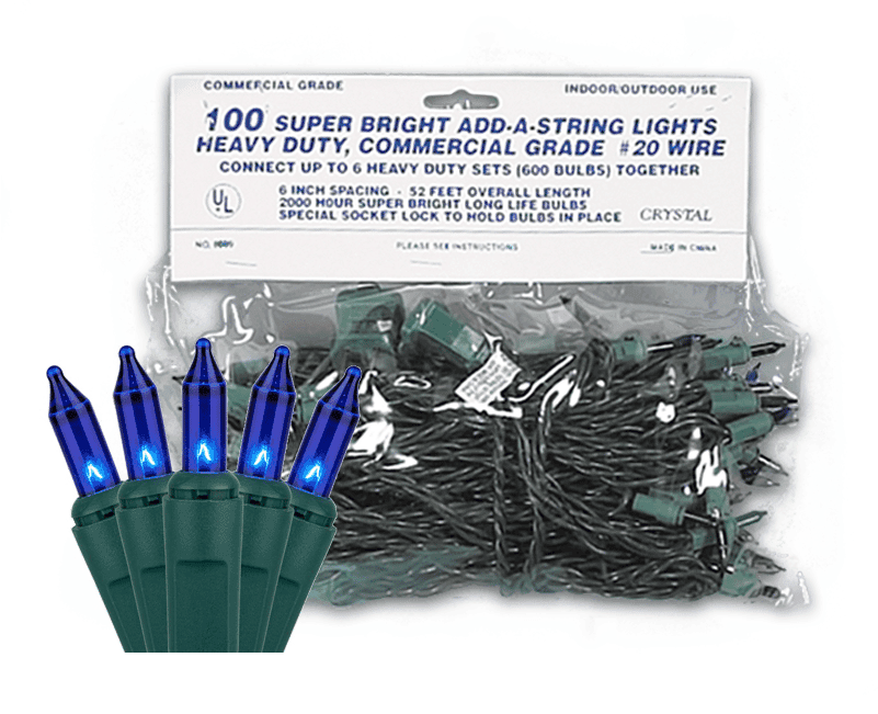 100 Blue Light Set, Commercial Grade