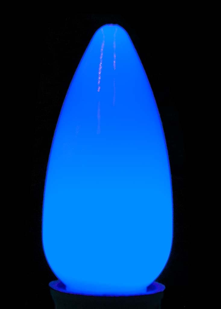 C9 Smooth Opaque LED Bulb – Blue