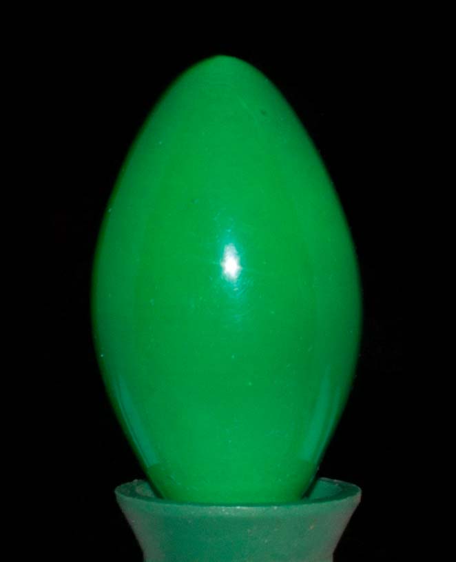 C7 Incandescent Bulb – Ceramic Green