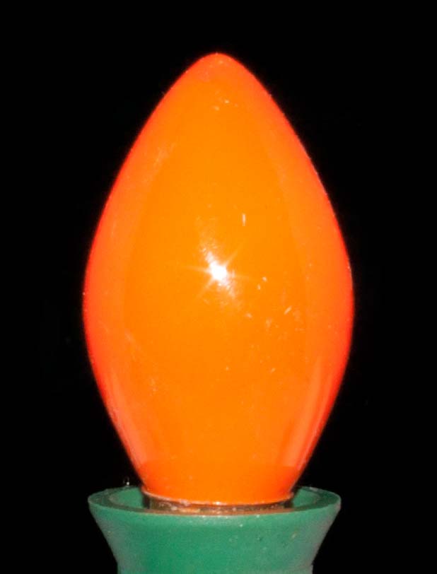 C7 Incandescent Bulb – Ceramic Orange