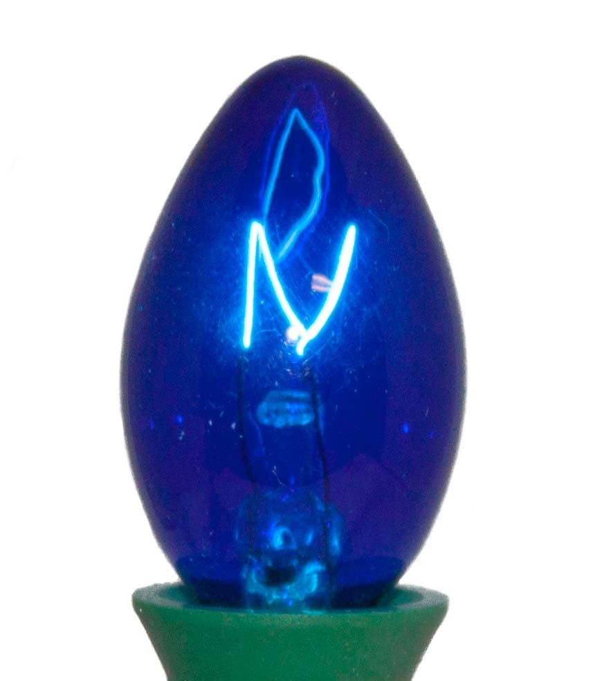 C7 Incandescent Bulb – Trans. Blue