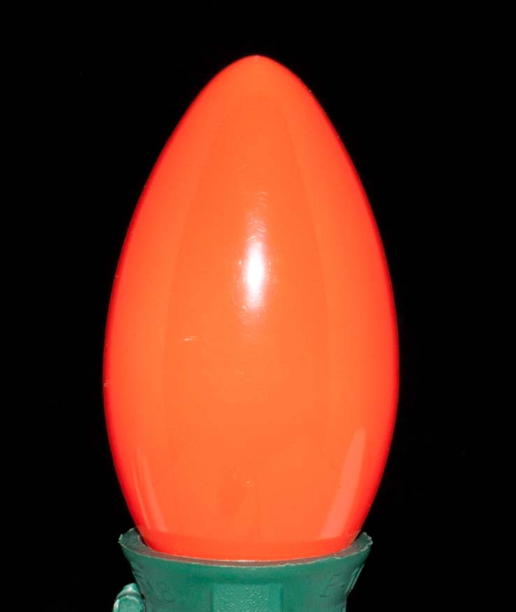 C9 Incandescent Bulb – Ceramic Orange