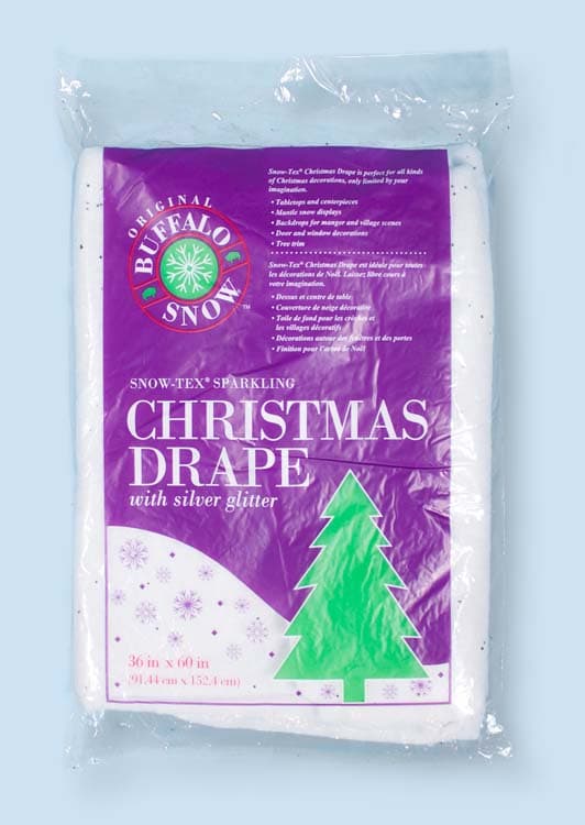 Glittered Christmas Drape