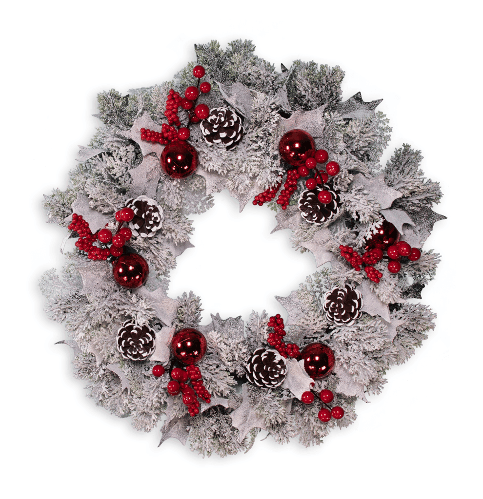 18″ Mixed Pine Wreath