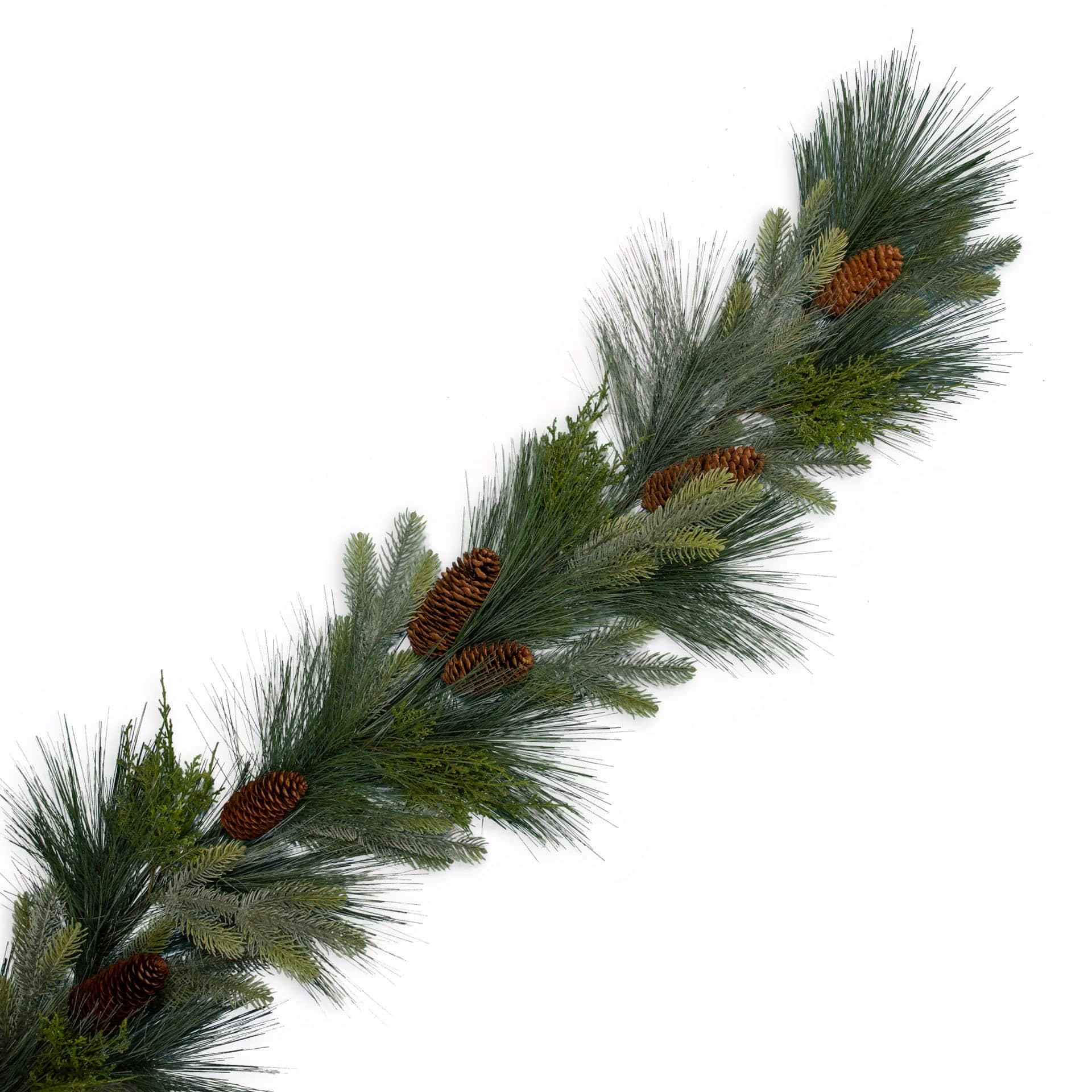 6′ Two Toned Mixed Pine Garland