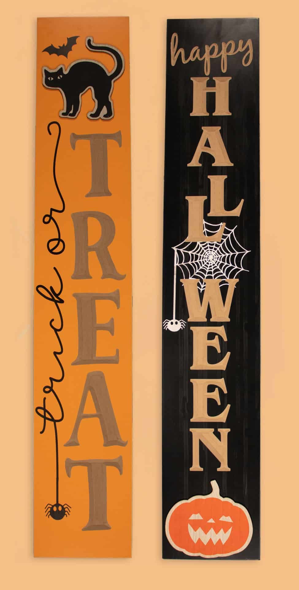 48″ Halloween Wood Porch Signs