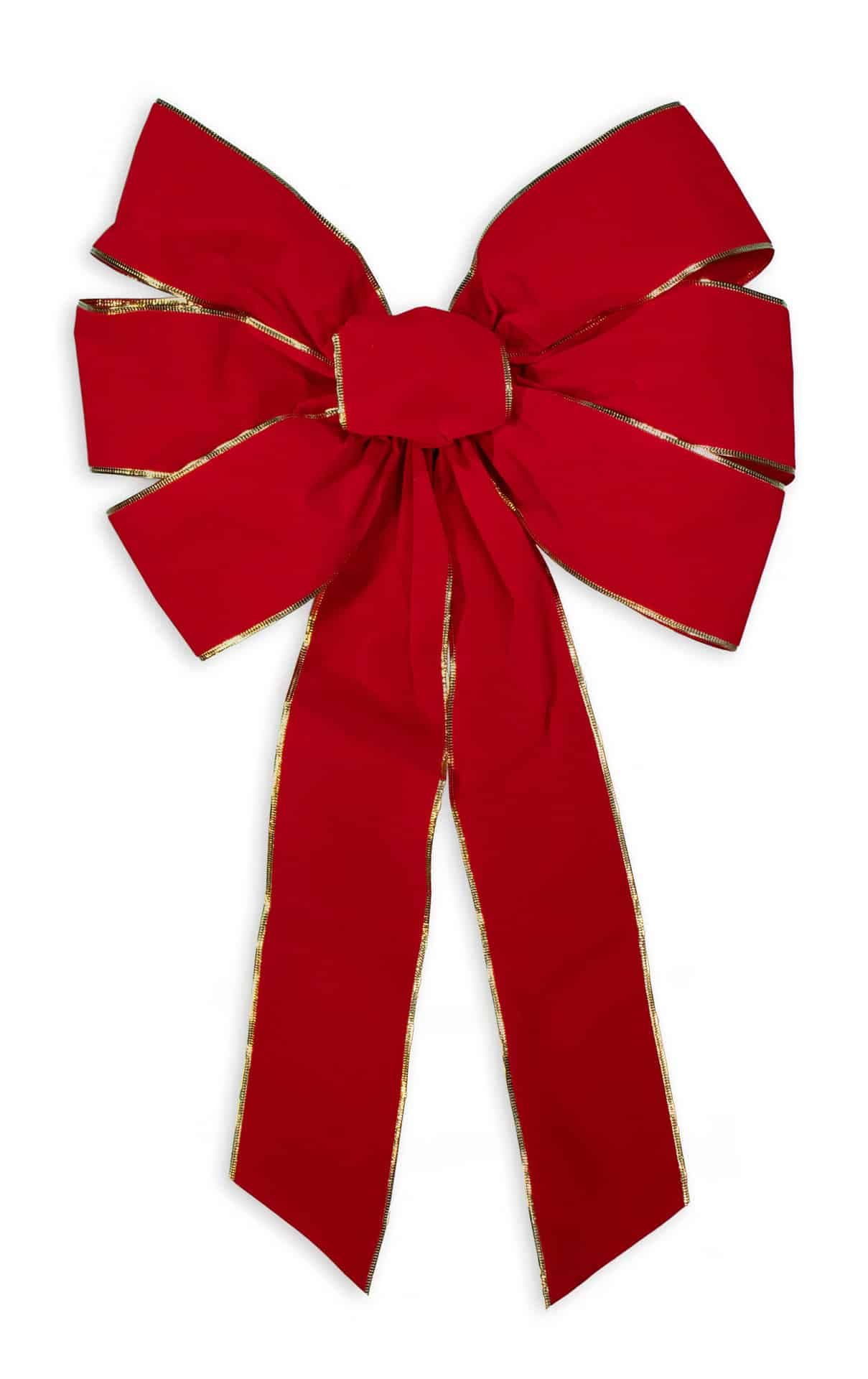 18″ x 29″ Wired Deluxe Bow With Gold Trim