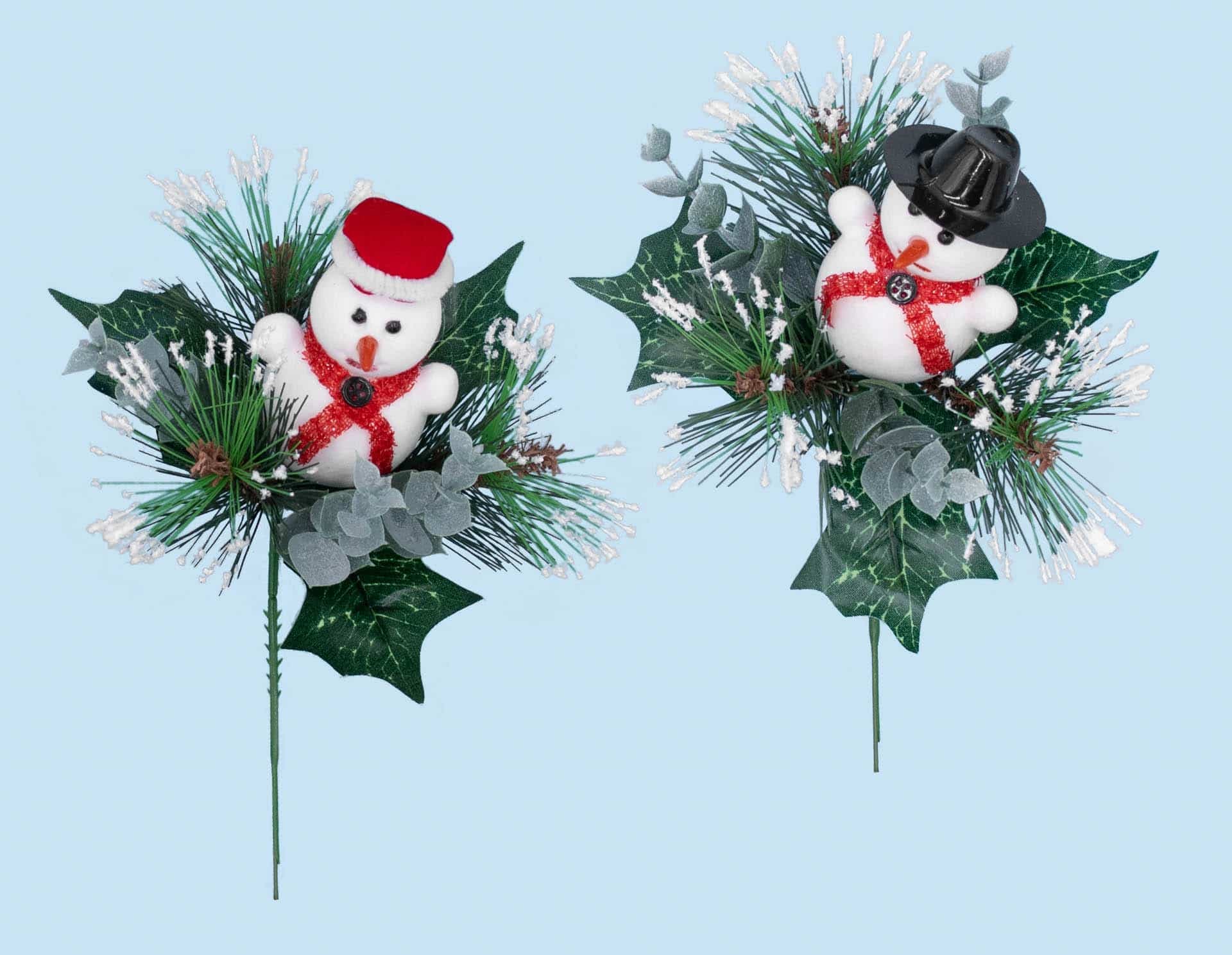 Assorted Snowman Pick