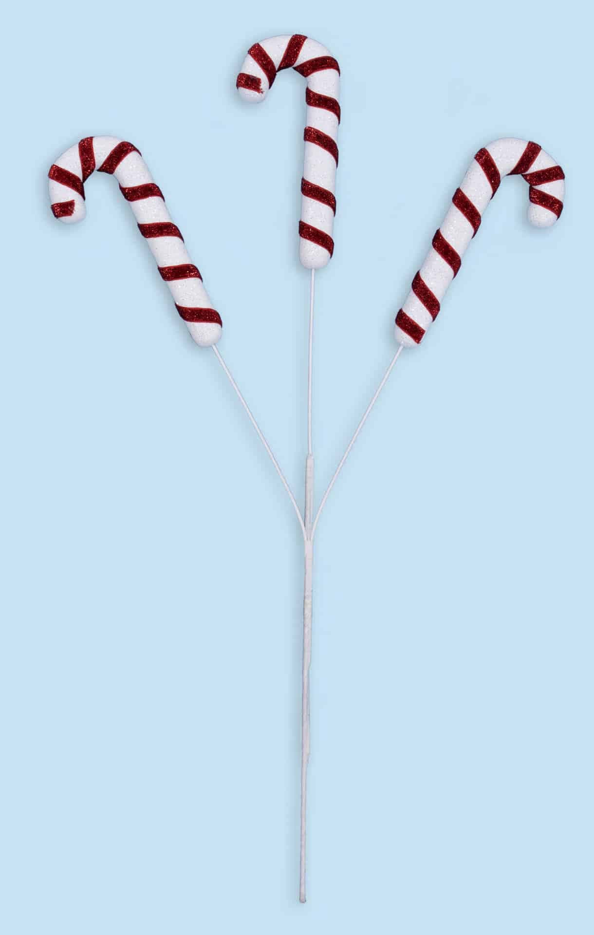 25″ Glittered Candy Cane