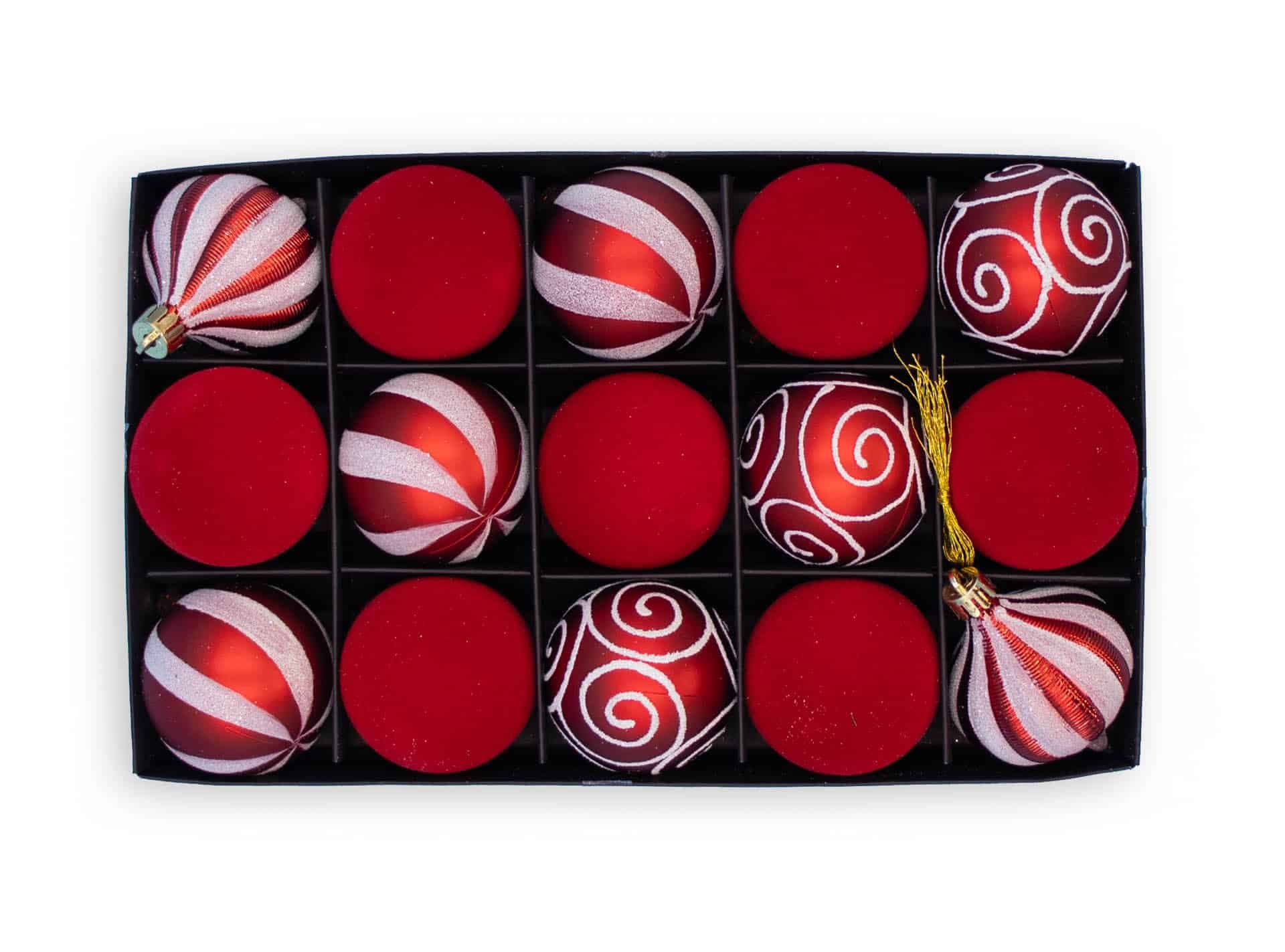 15 Piece Assorted 60mm Balls