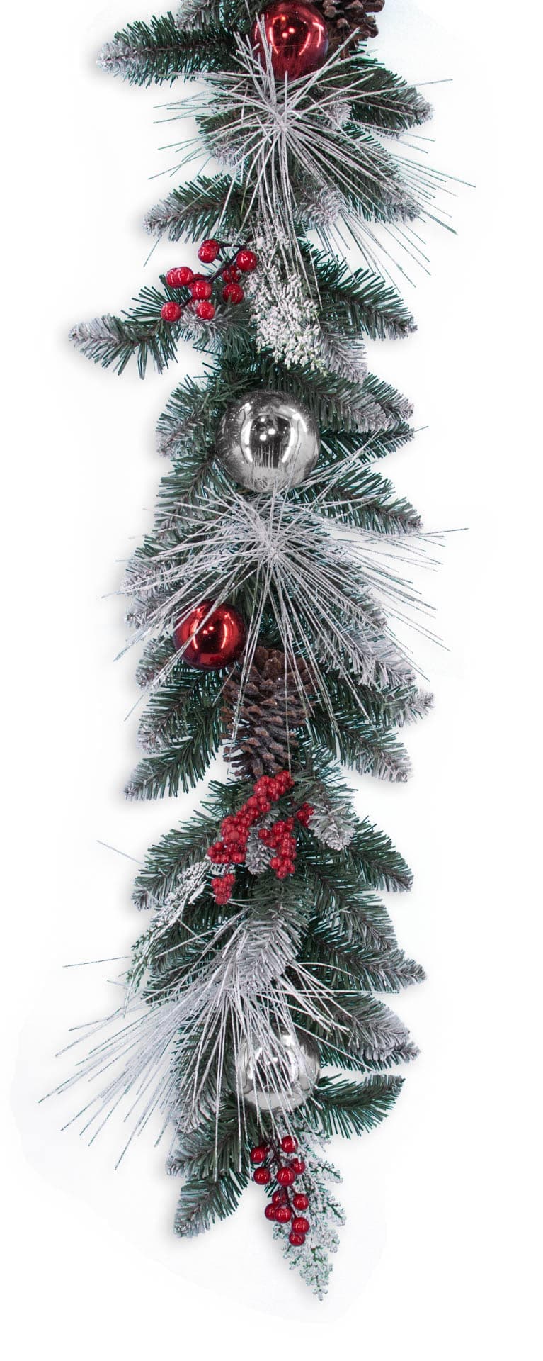6′ PVC Frosted Garland