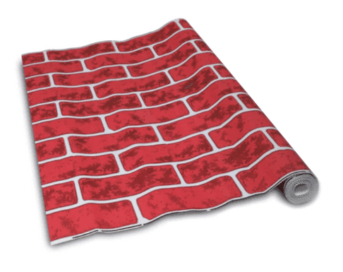 2’x5′ Corrugated Brick Paper