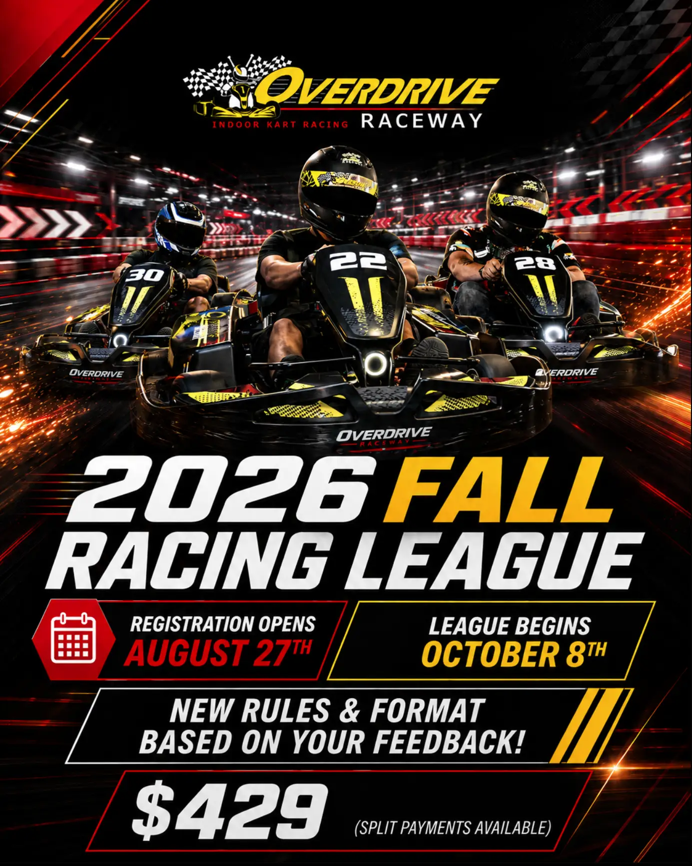 Optional Meet & Greet Games – Fall 2026 Racing League