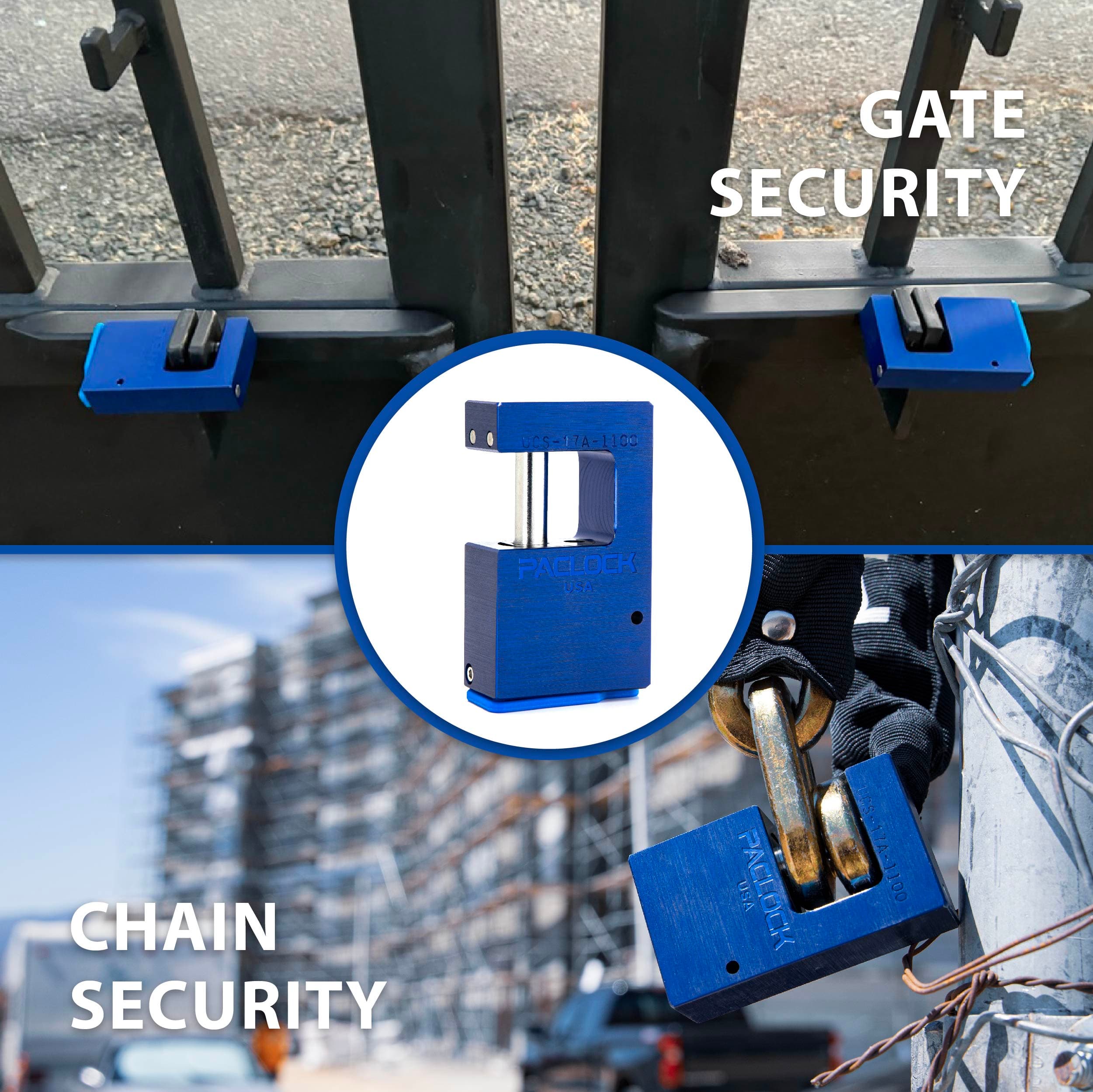 “17-1100-Series” Block-Lock for Gates & Chain - thumbnail 2