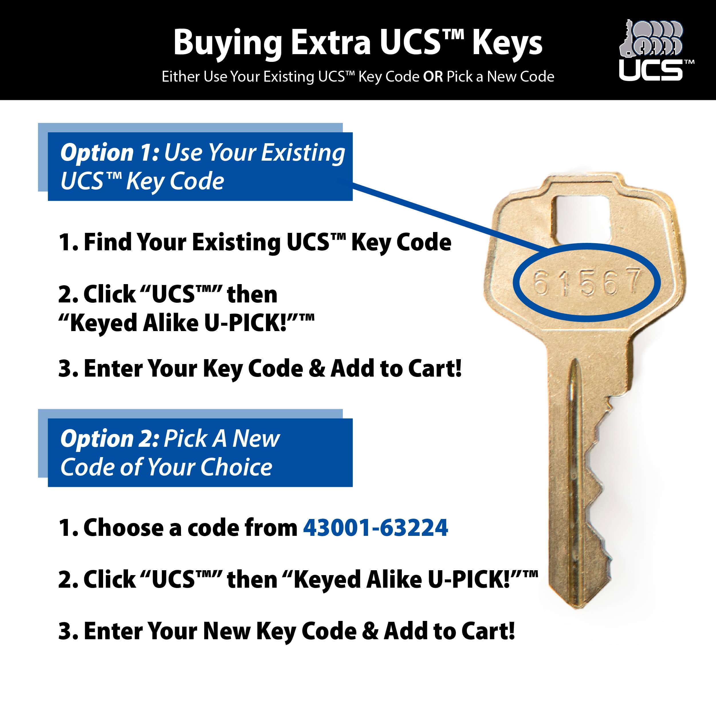 Extra Cut Keys for UCS™ PACLOCKs - thumbnail 3