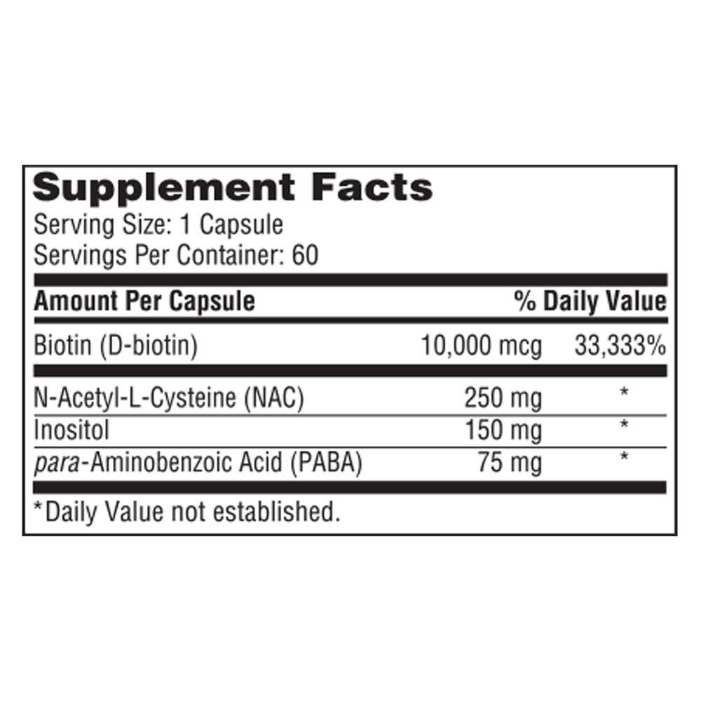 Hair and Nails Formula 60 capsules - thumbnail 3