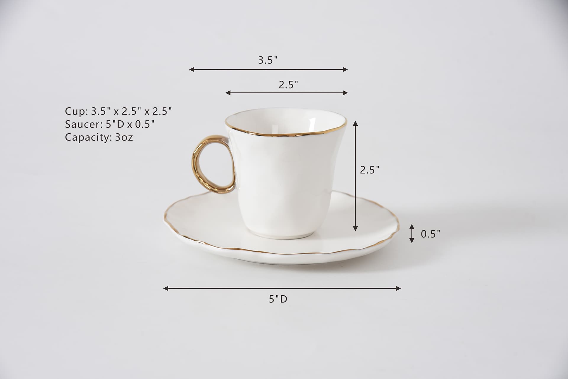 Espresso Cup &amp; Saucer - thumbnail 3