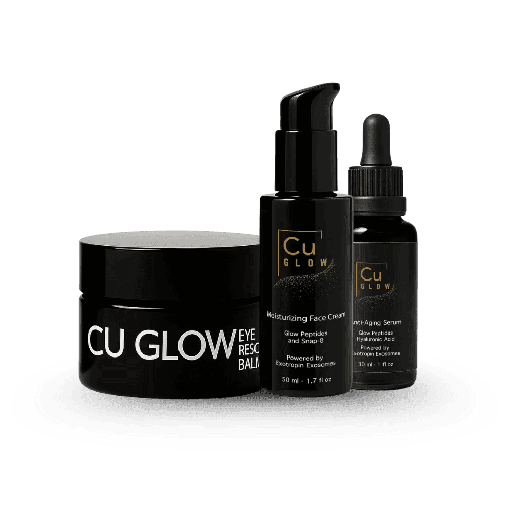 Cu GLOW Complete Set (Serum, Face Cream & Eye Balm)