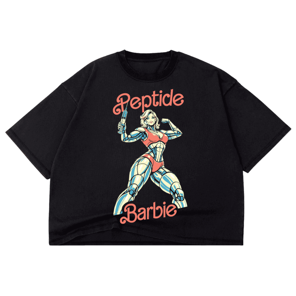 Drop Crop Tee – Peptide Barbie