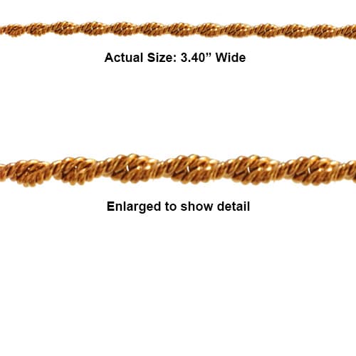 Brass Double Rope Chain BRA697