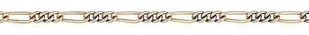 Brass Figaro Chain BRA735