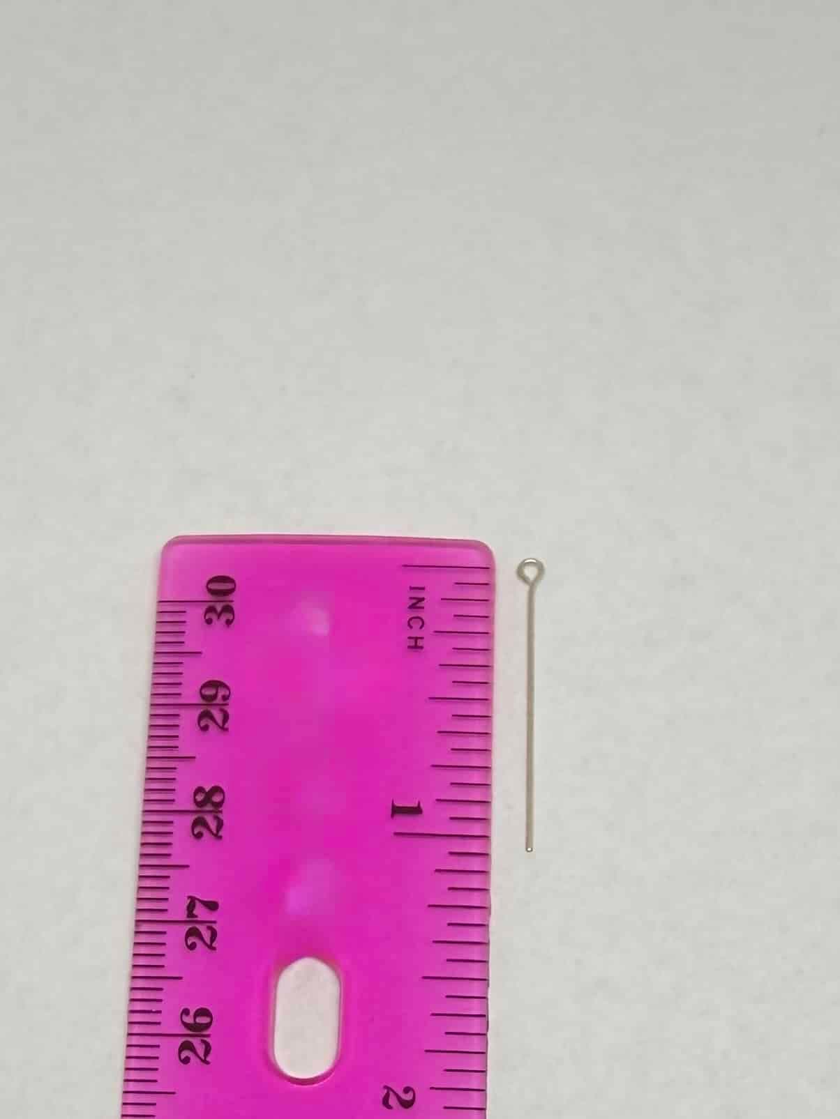 1” Sterling Silver Eye Pin - thumbnail 2