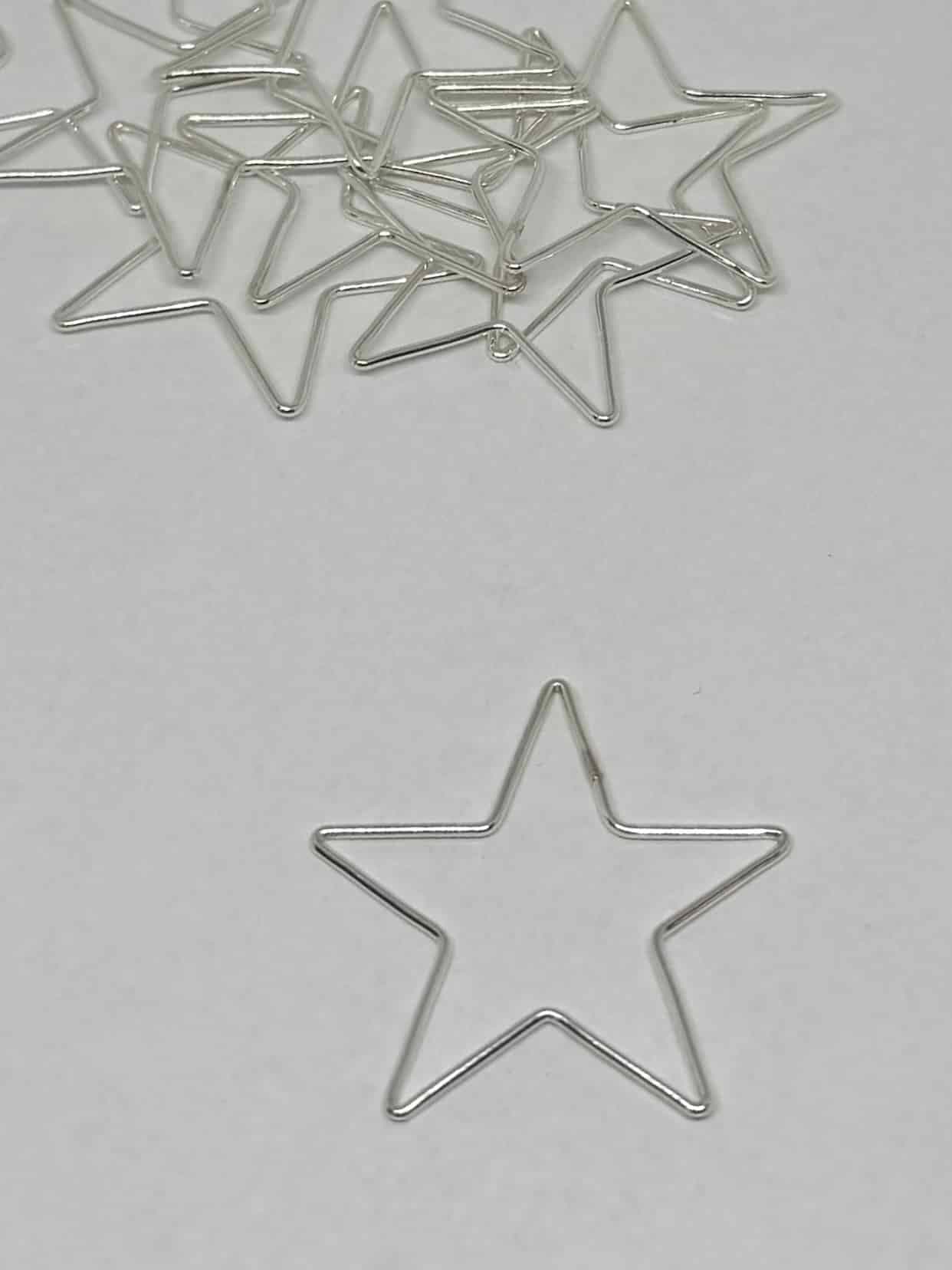 Sterling Silver 22.5mm Star