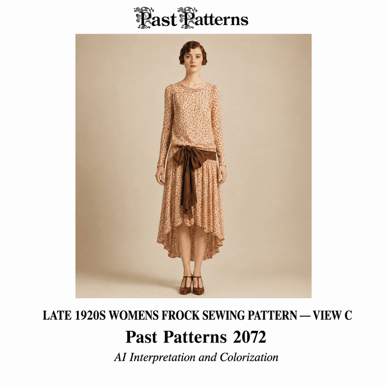 Late 1920s Womens Frock Downloads | Past Patterns 2072 - thumbnail 3