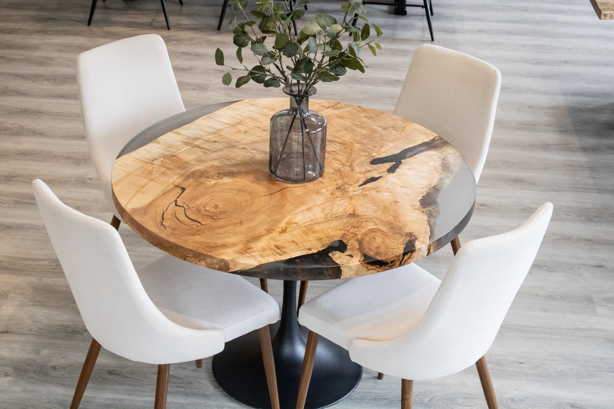 Round Maple Dining Table<br>Highbanks Series – 3.5′