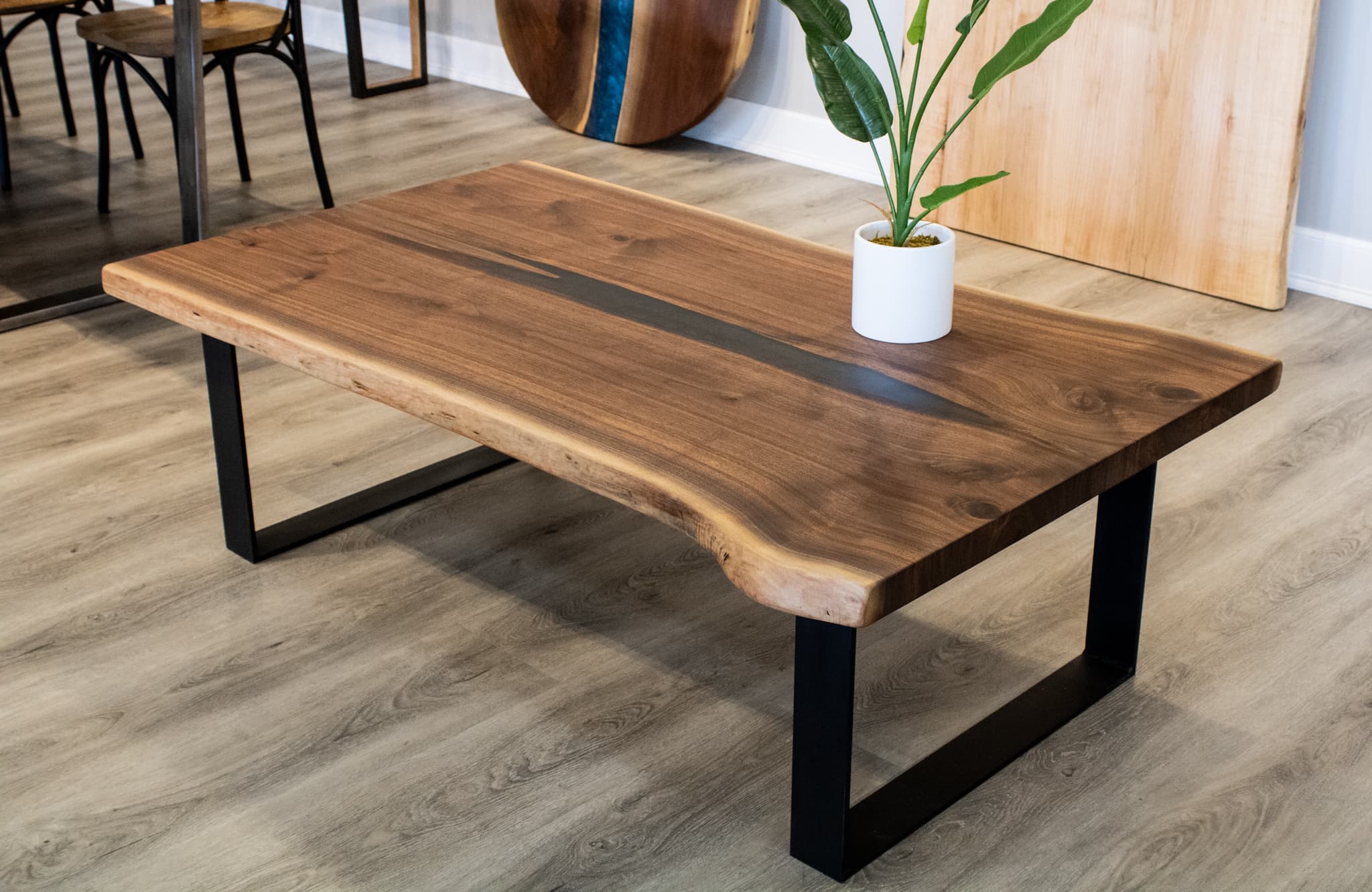 Glacier Bay<br>Walnut Coffee Table – 4.5′