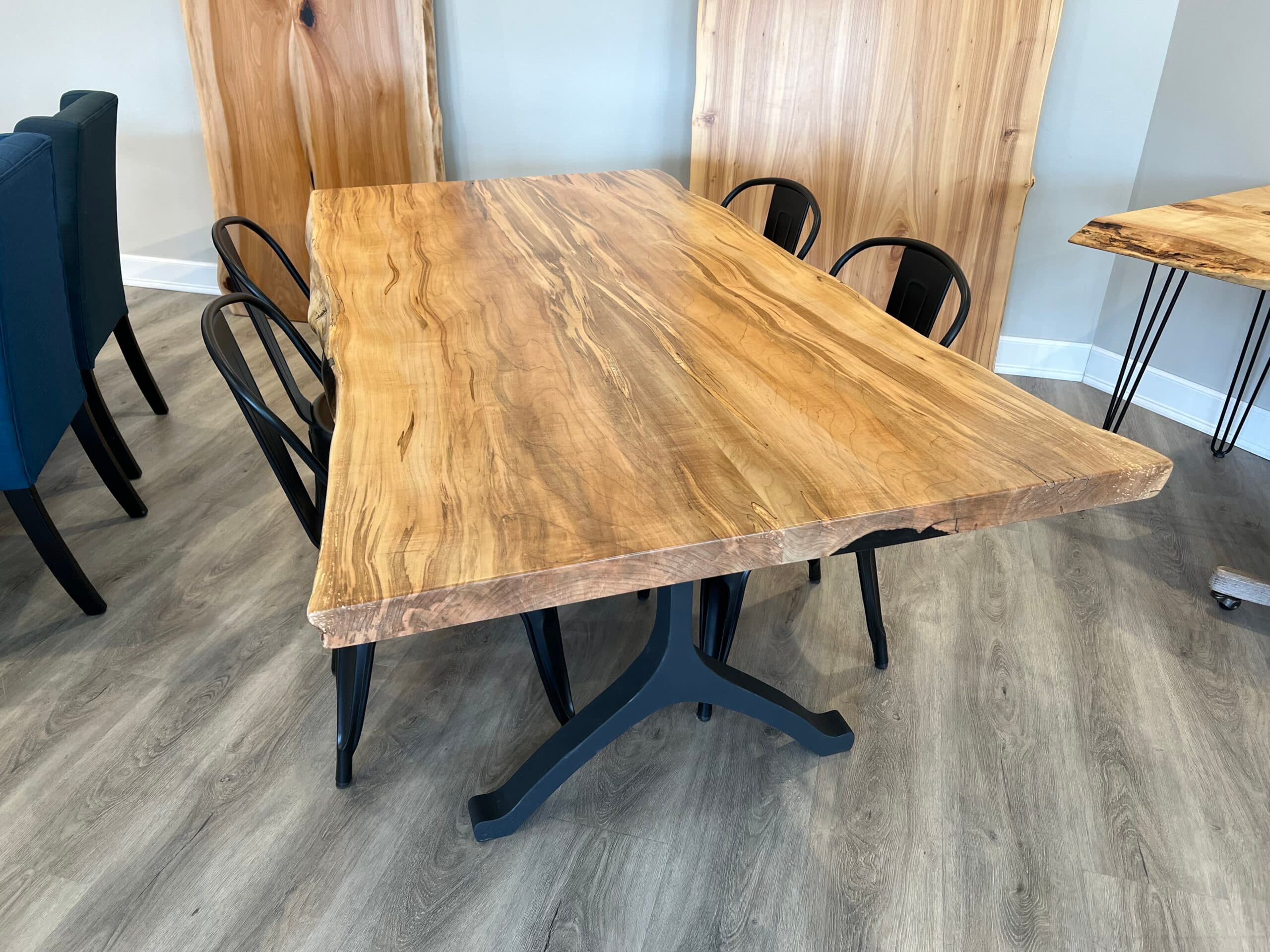 Acadia Live Edge<br>Maple Dining Table – 6′