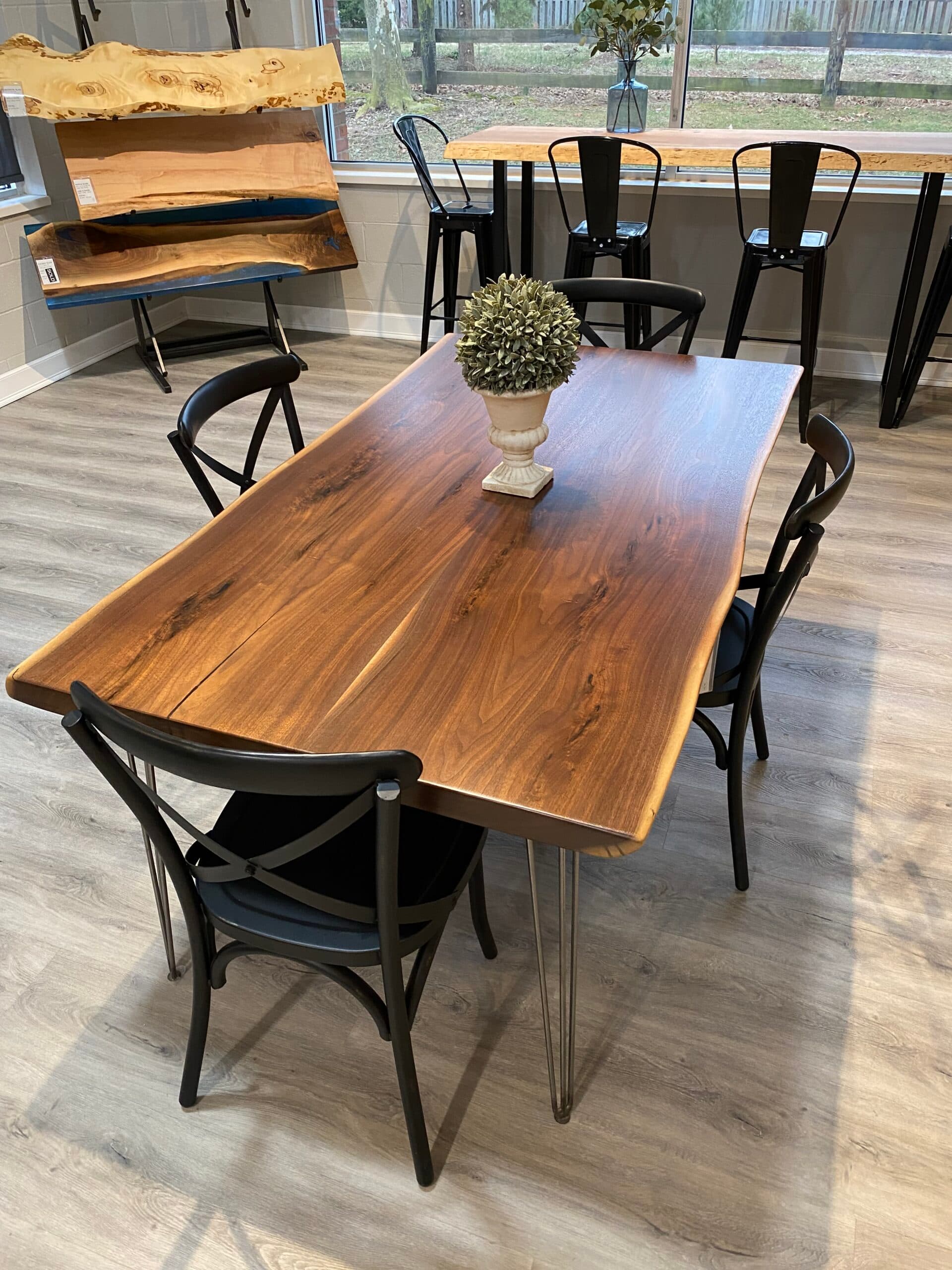Gateway Live Edge<br>Walnut Dining Table – 6′ - thumbnail 4