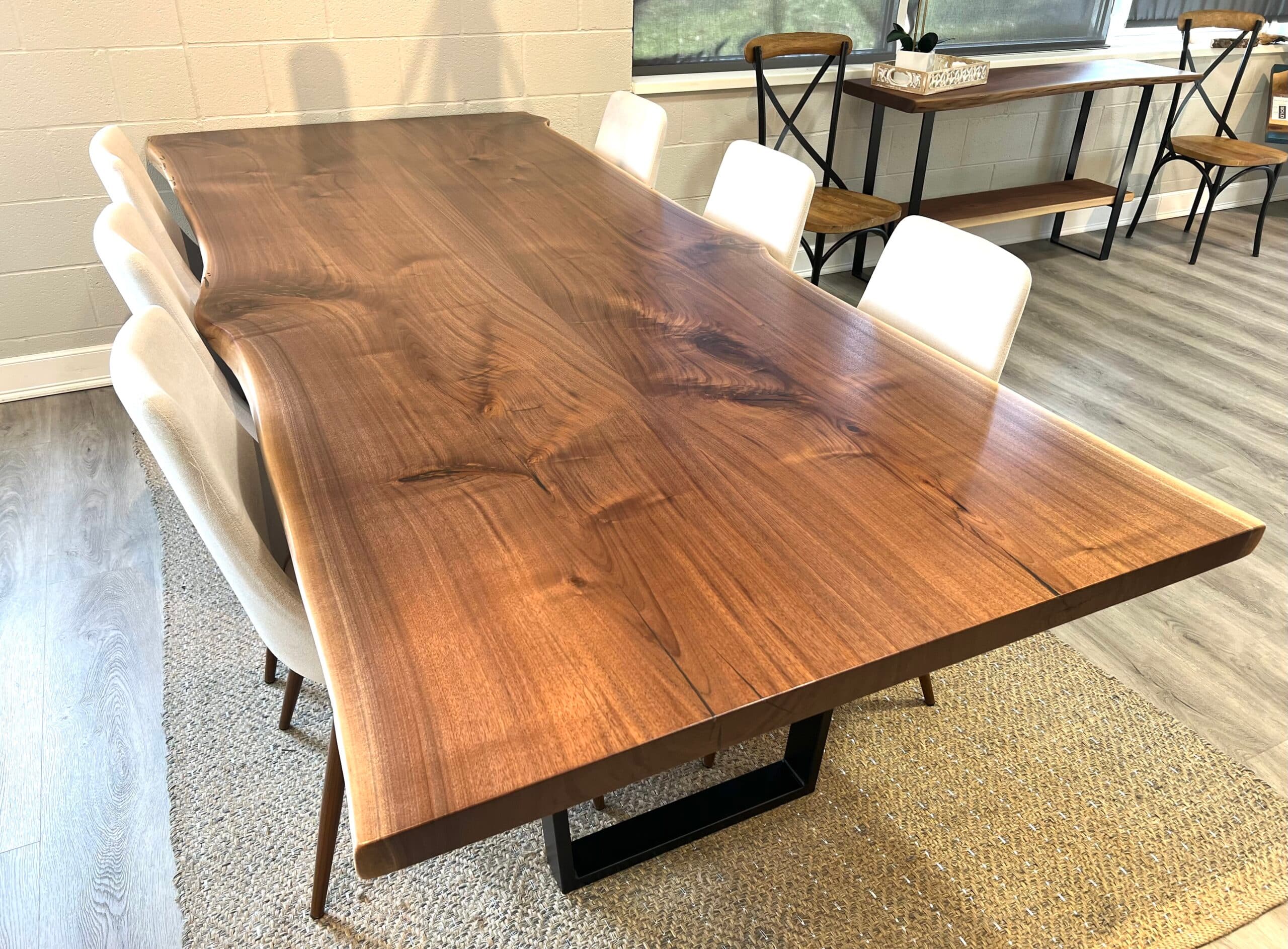 Mammoth Live Edge<br>Walnut Dining Table – 9′ - thumbnail 3