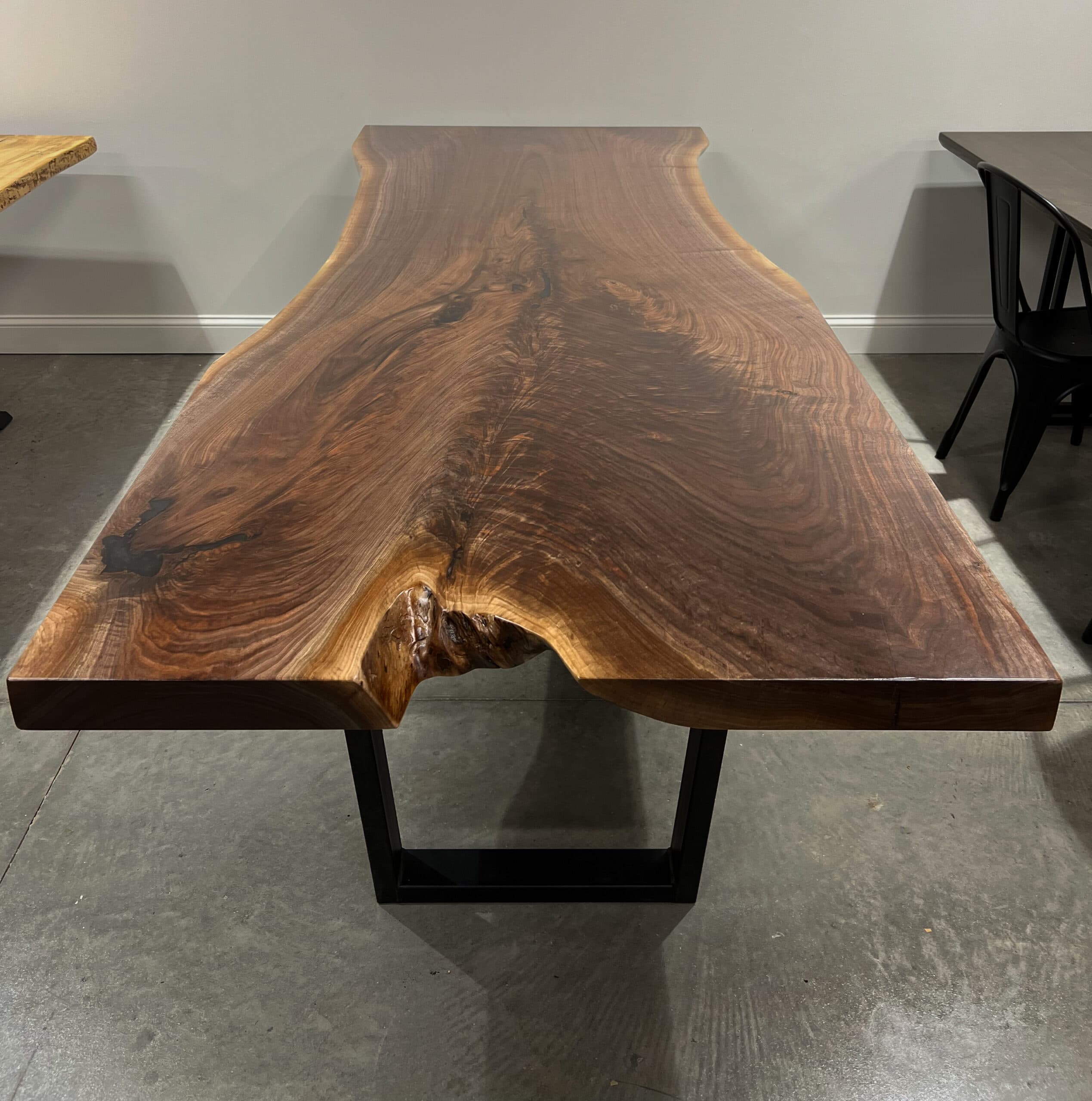 Mohican Live Edge<br>Walnut Dining Table – 8′ - thumbnail 3