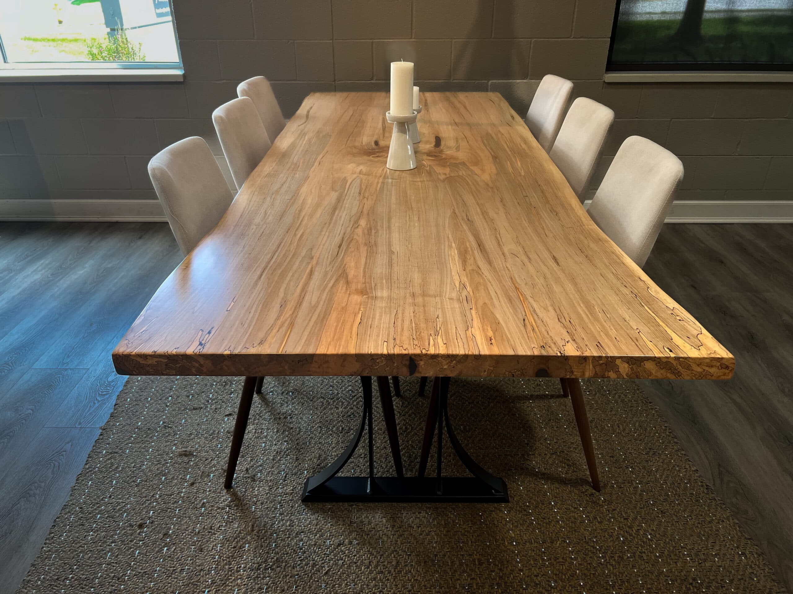 Battelle<br>Maple Dining Table – 8′ - thumbnail 2