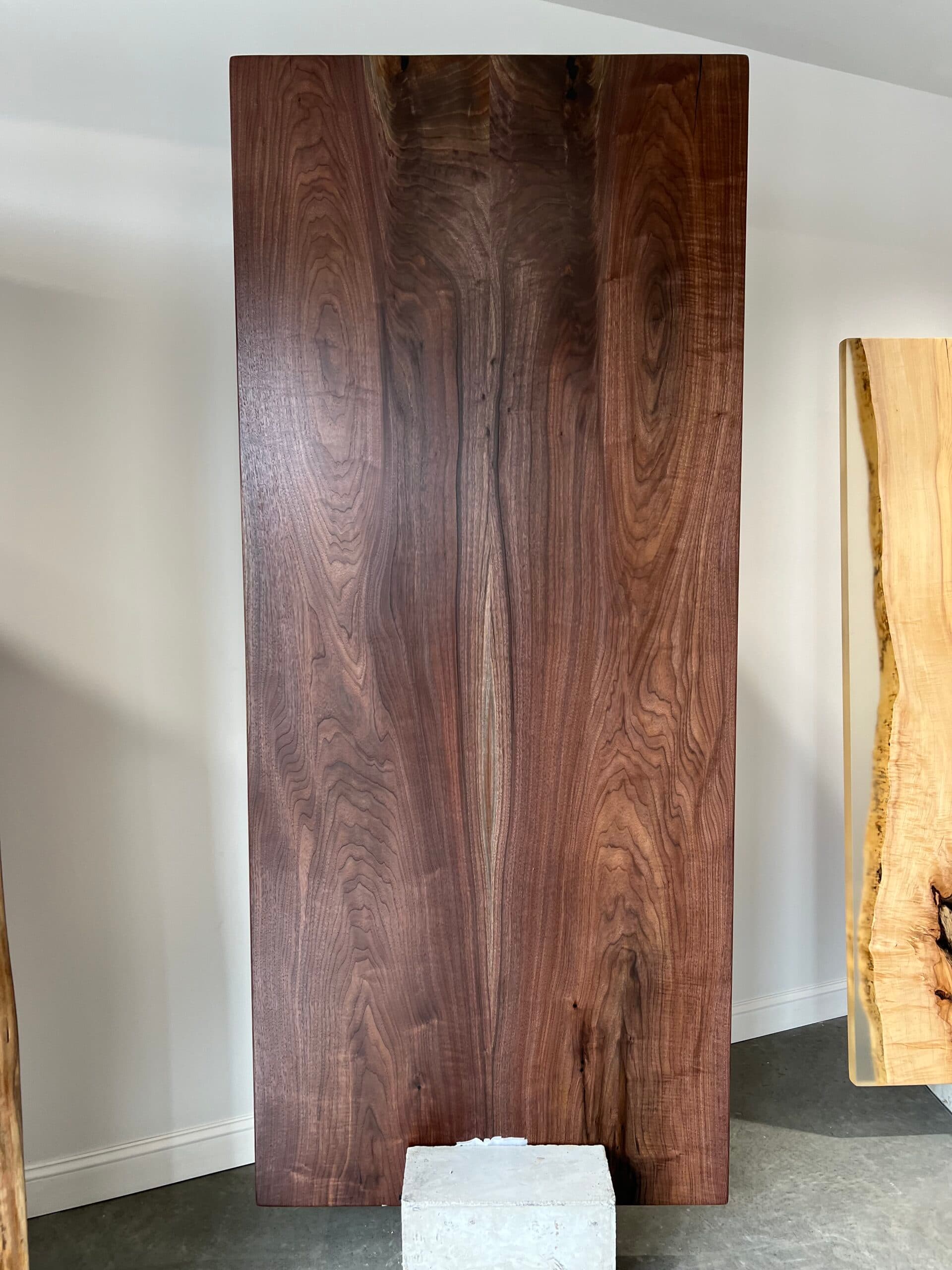 Live Edge Walnut Dining Table<br>Pike Series – 8.5′