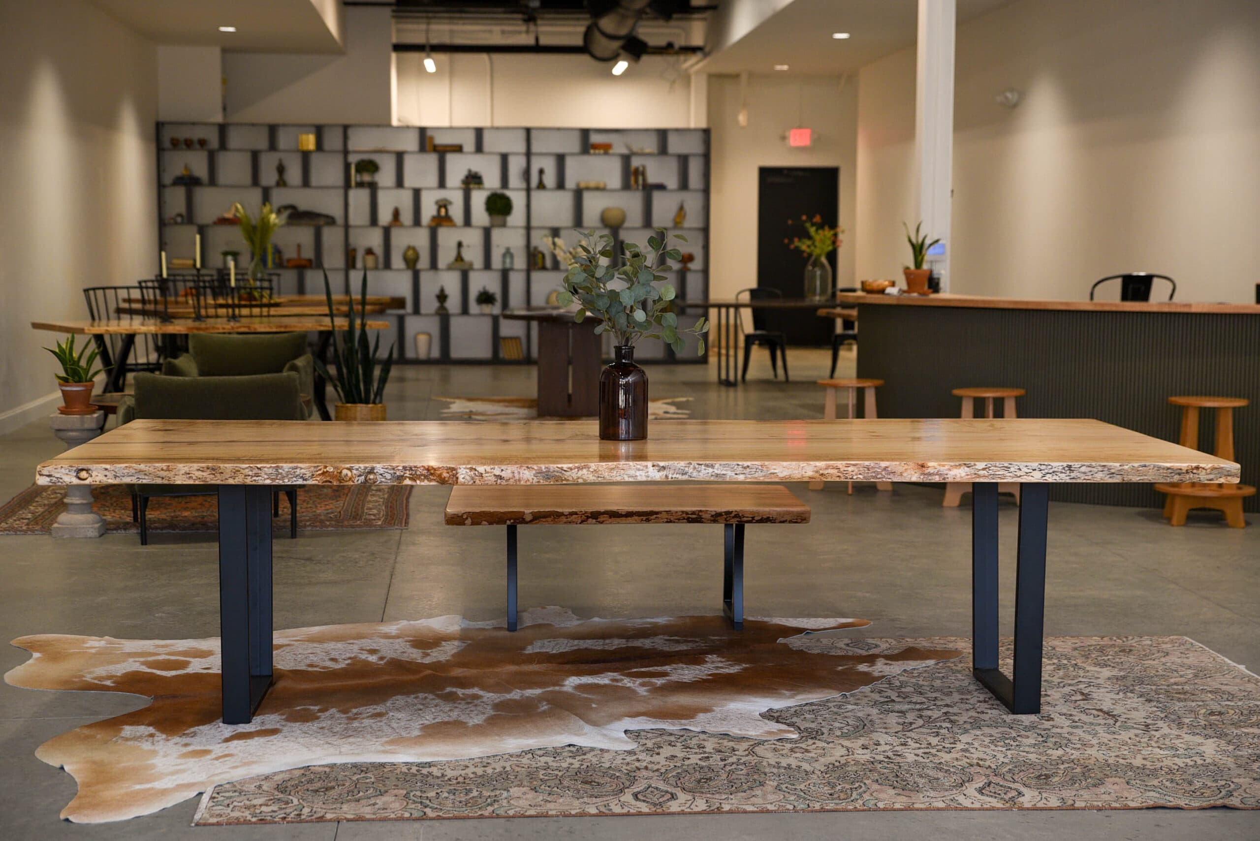 Live Edge Maple Dining Table<br>Hocking Series – 10′ - thumbnail 3