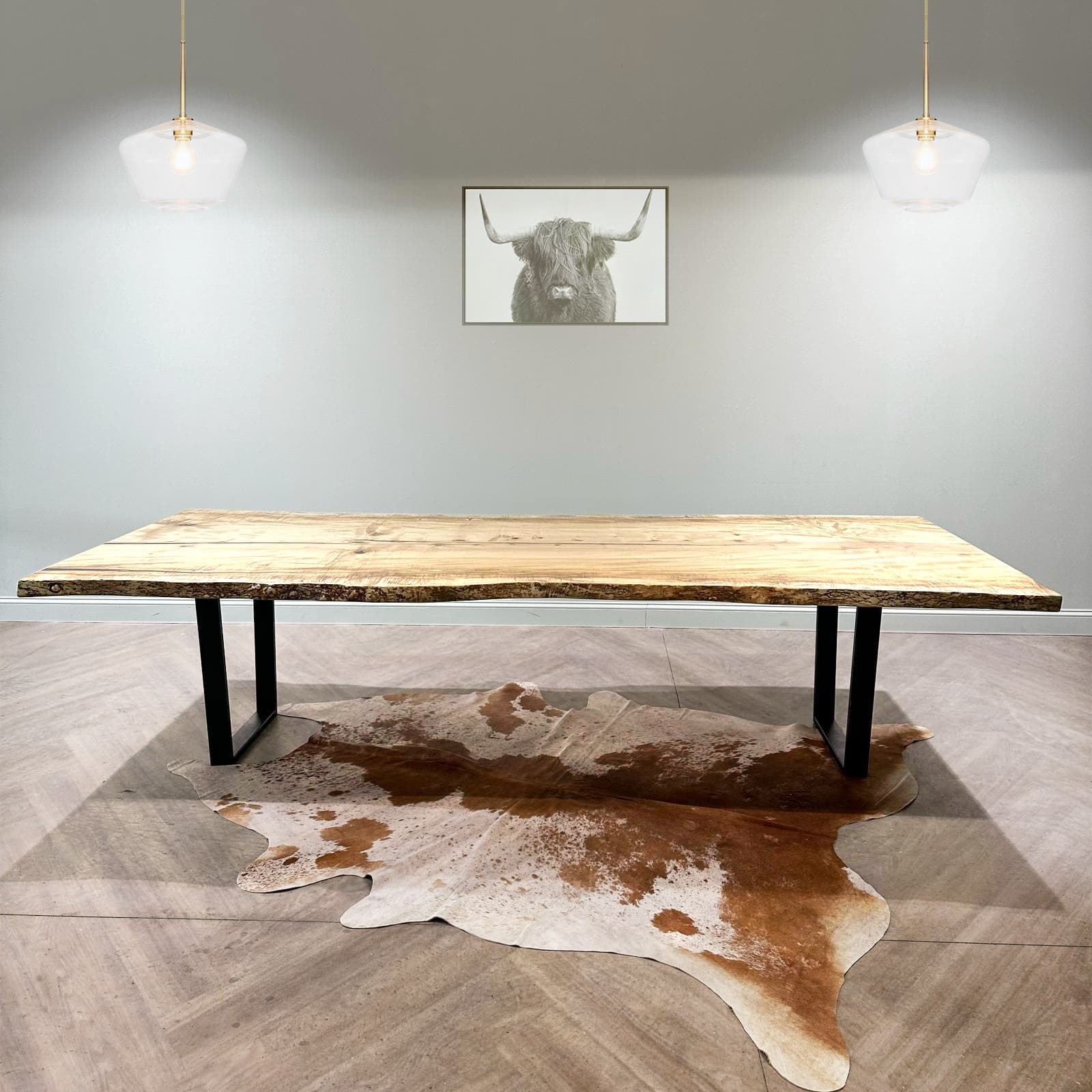 Live Edge Maple Dining Table<br>Hocking Series – 10′ - thumbnail 6