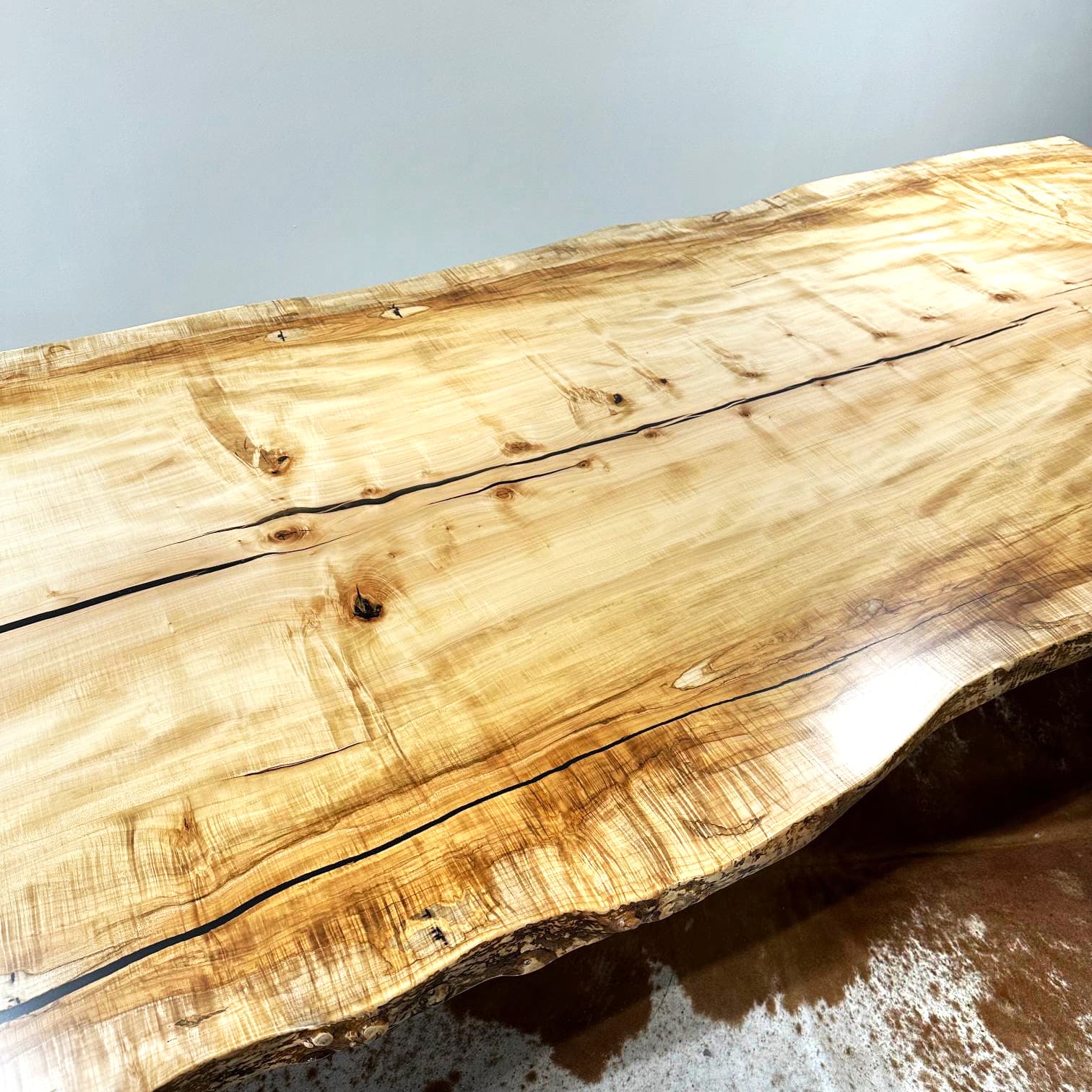 Live Edge Maple Dining Table<br>Hocking Series – 10′ - thumbnail 5