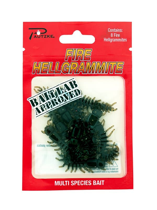 Pautzke Fire Hellgrammites – Green Pumpkin