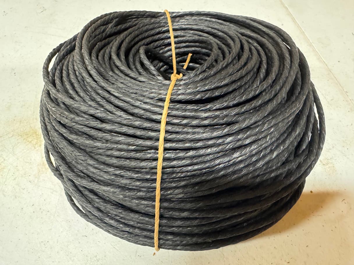 Danish Cord BLACK, 360 Feet